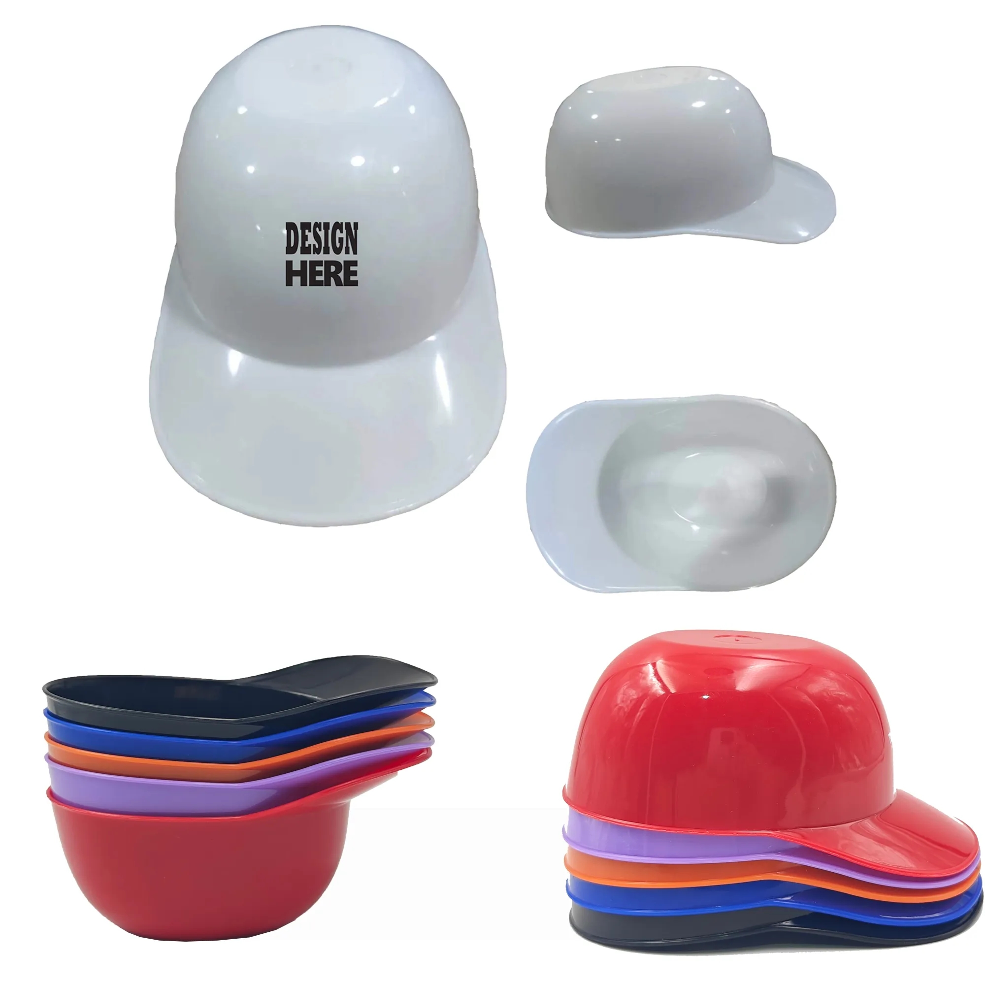8 Oz Baseball Helmet Ice Cream Bowl 3