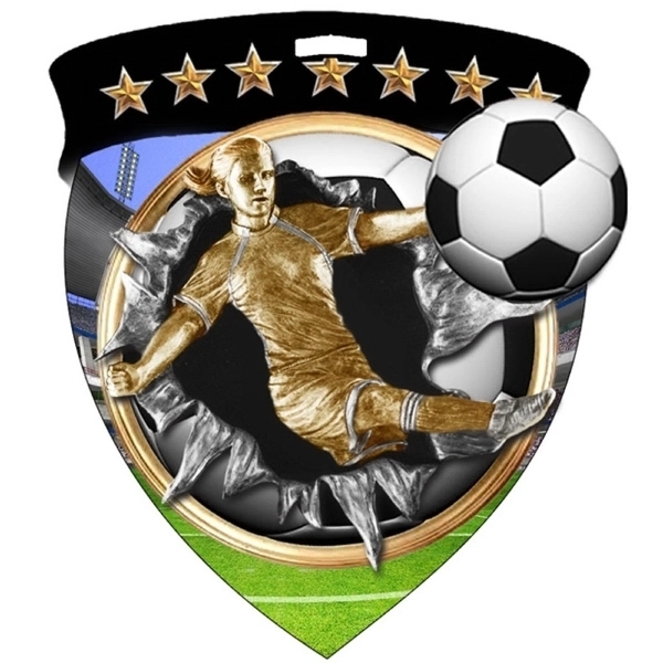 Color Burst Medals/Soccer