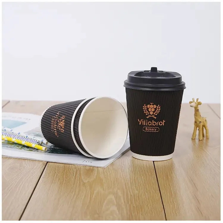 Kraft Double Wall Disposable Coffee Cups 3