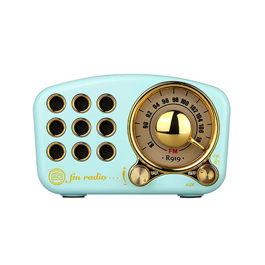 SonicWave Vintage Retro Bluetooth Speaker – Portable, Wireless & Rechargeable Music Player 2