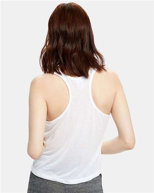 Women's Sheer Cropped Racer Tank Top - US510 6