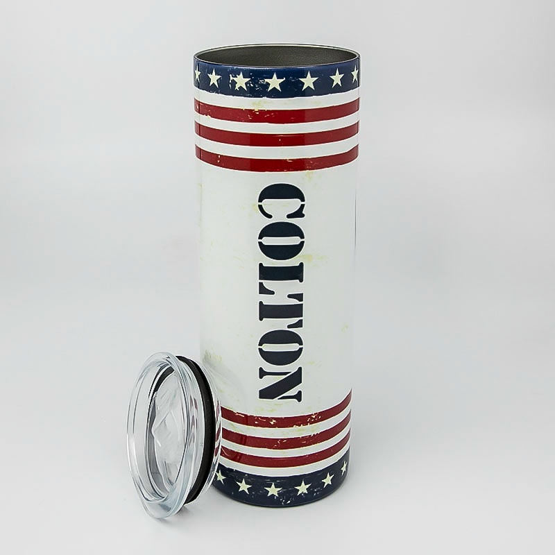 20 Oz. Custom Printed Skinny Stainless Steel Tumblers 7