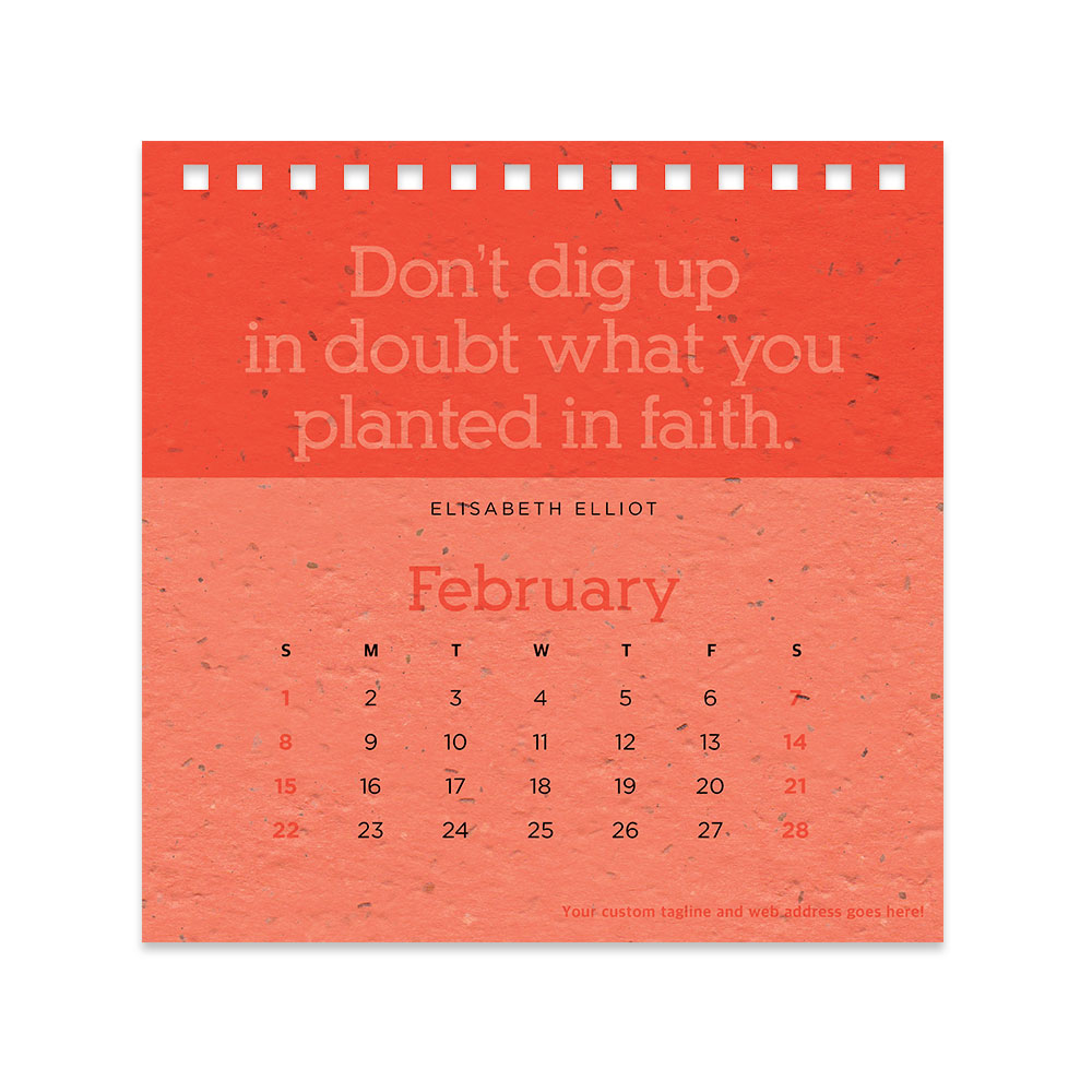 Quotes That Grow Seed Eco Calendars 2