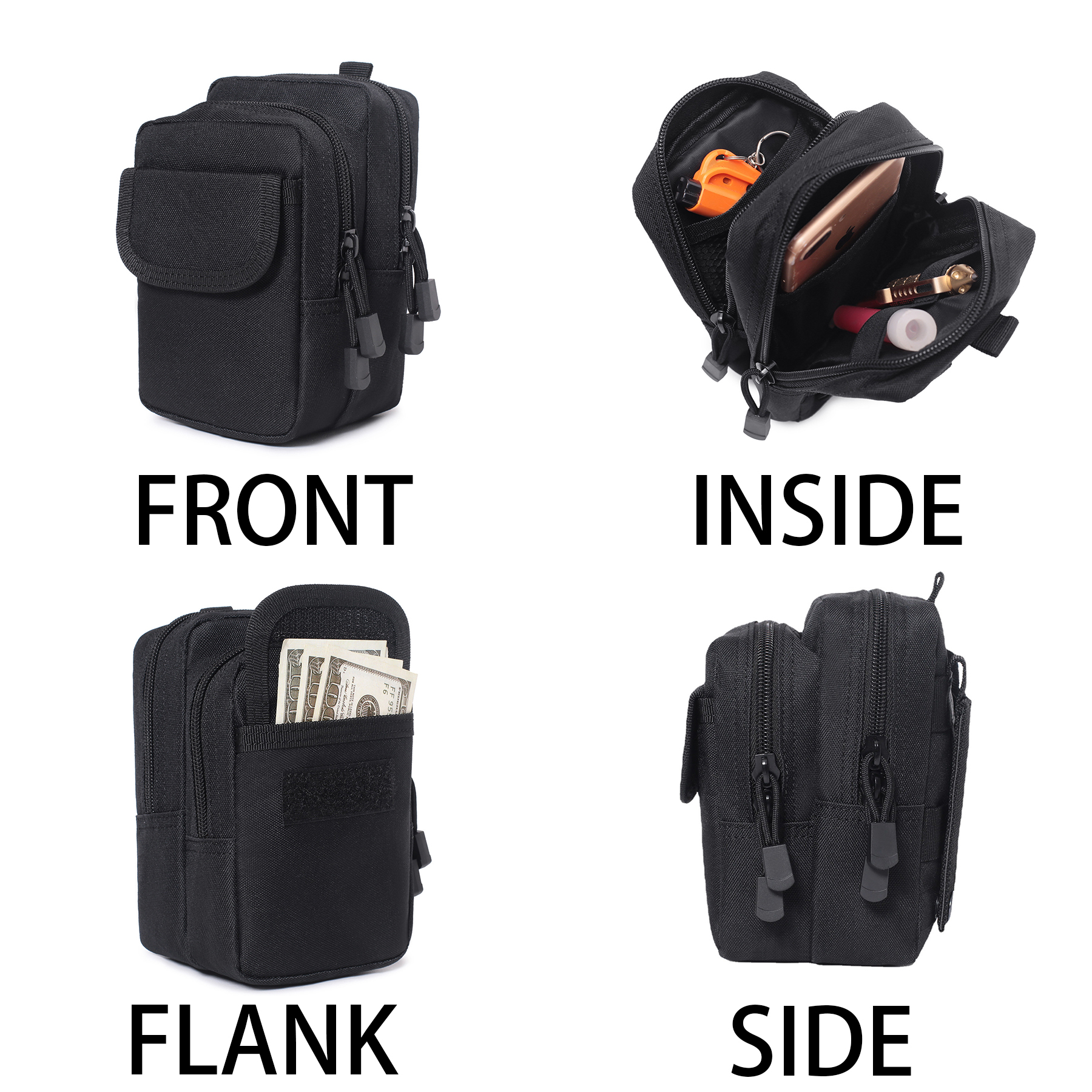 Oxford Convenient multi-compartment change sports belt bag 10