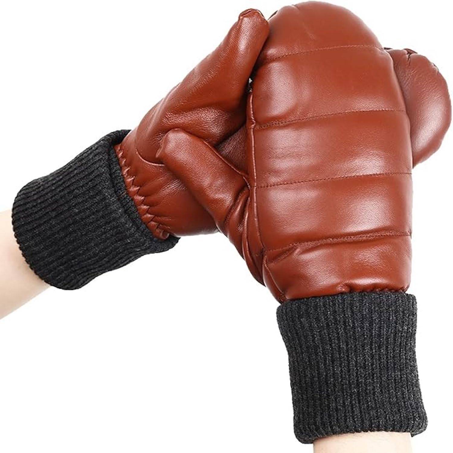 Women Sheepskin Leather Gloves 4