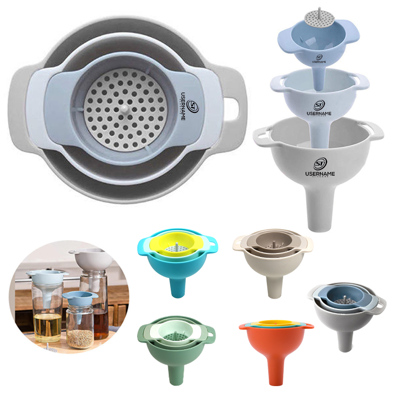 Silica Gel Funnel Set 3