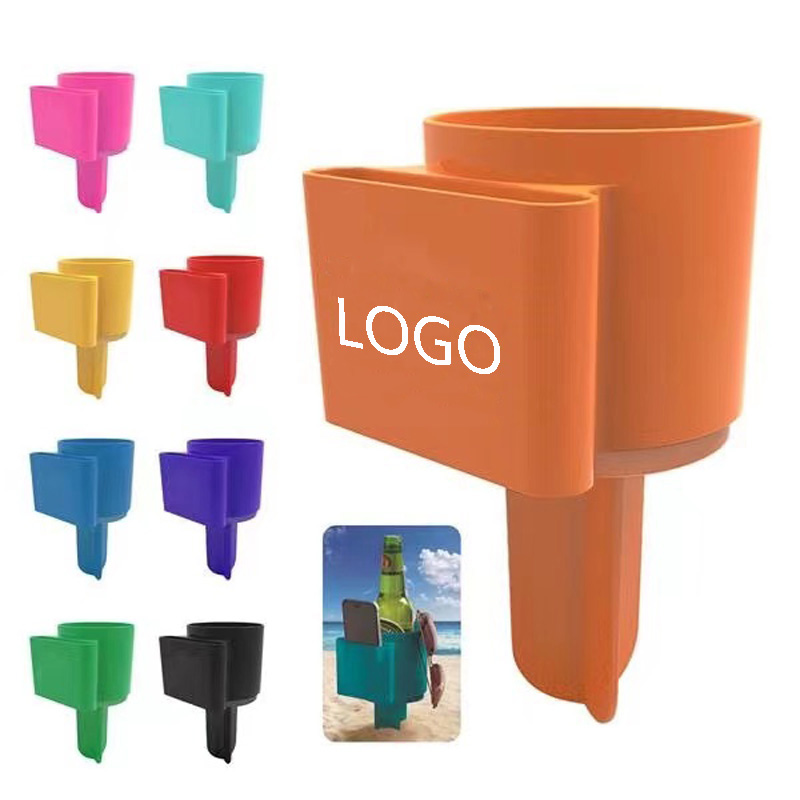 Beach Cup Holders W/the Phone Pocket 2