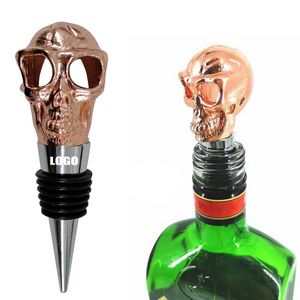 Elegant Skull Design Alloy Wine Stopper 4