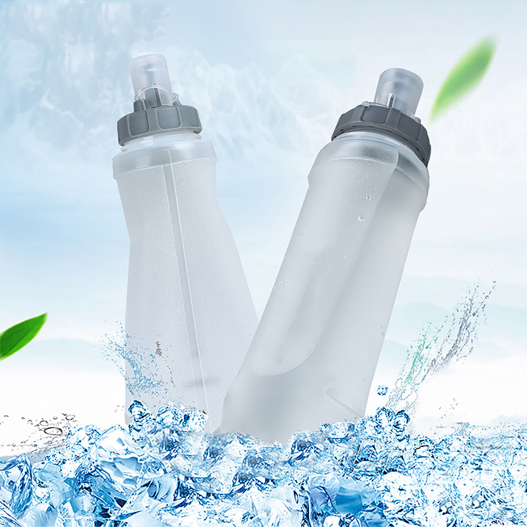 Outdoor Sports Folding Soft Water Bottle 4