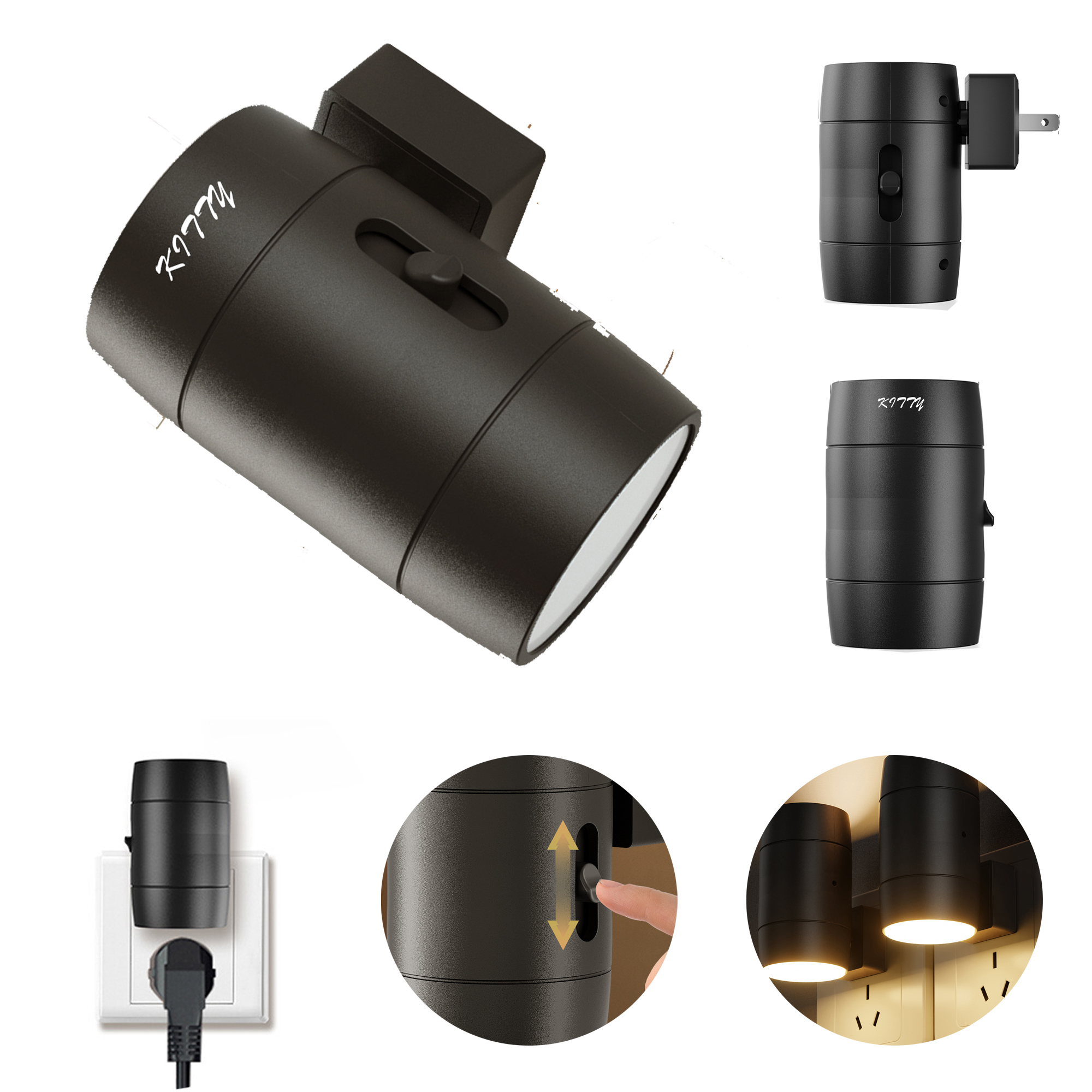 Rotatable Plug-in Light Sensor Night Light