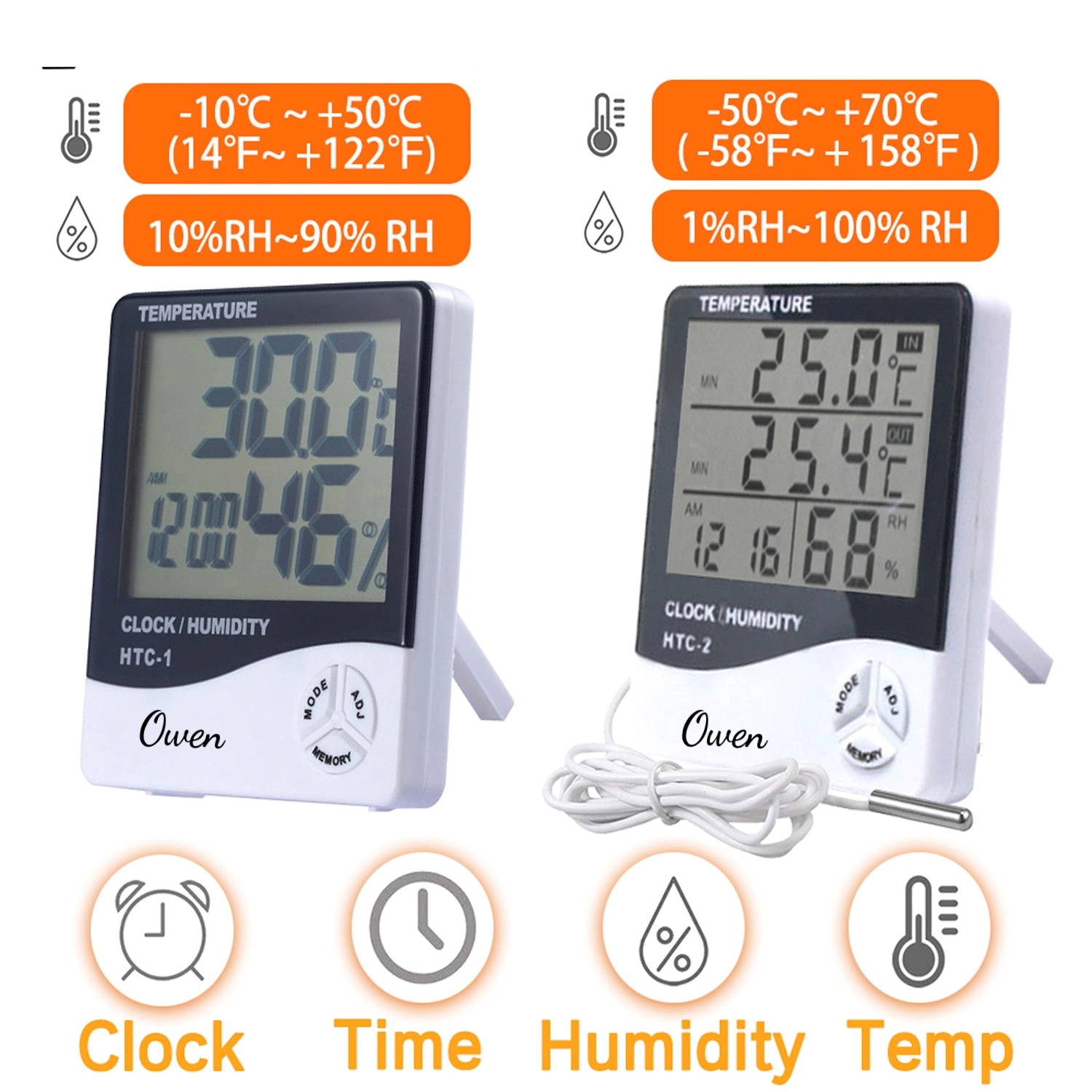 Indoor Digital Thermometer Humidity 3