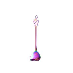 5.31 Inch Music Note Heart Shaped Spoon 11