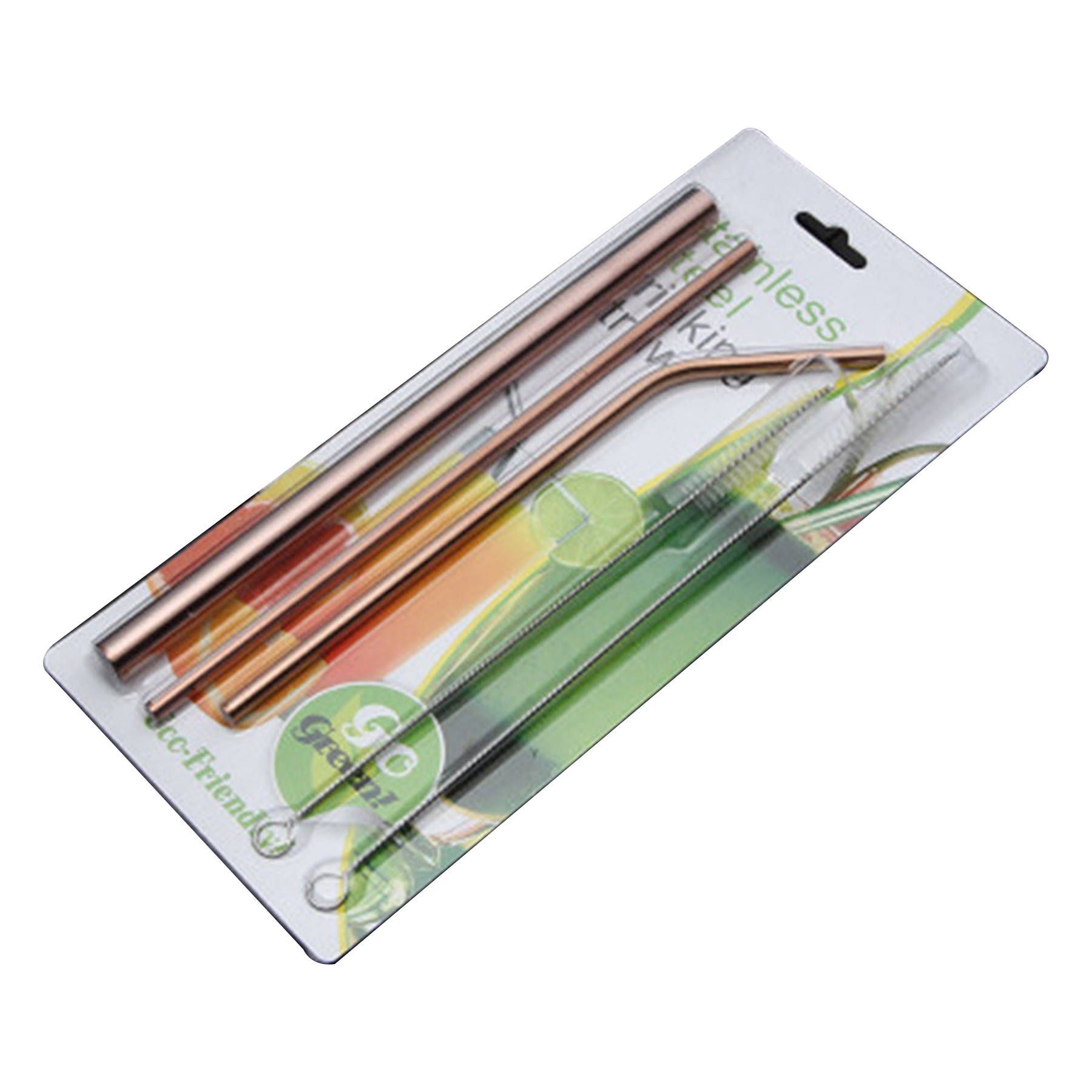 Stainless Steel Straws And Brush Set 3
