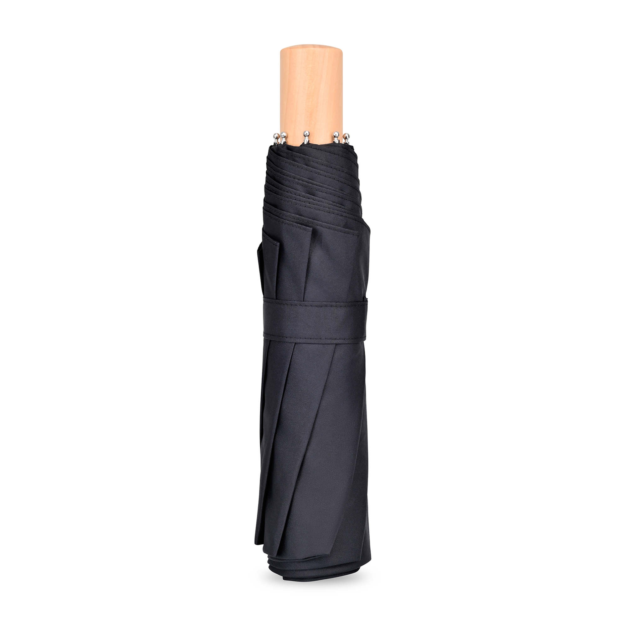 Elements 43" Recycled rPET Manual Folding Umbrella 1