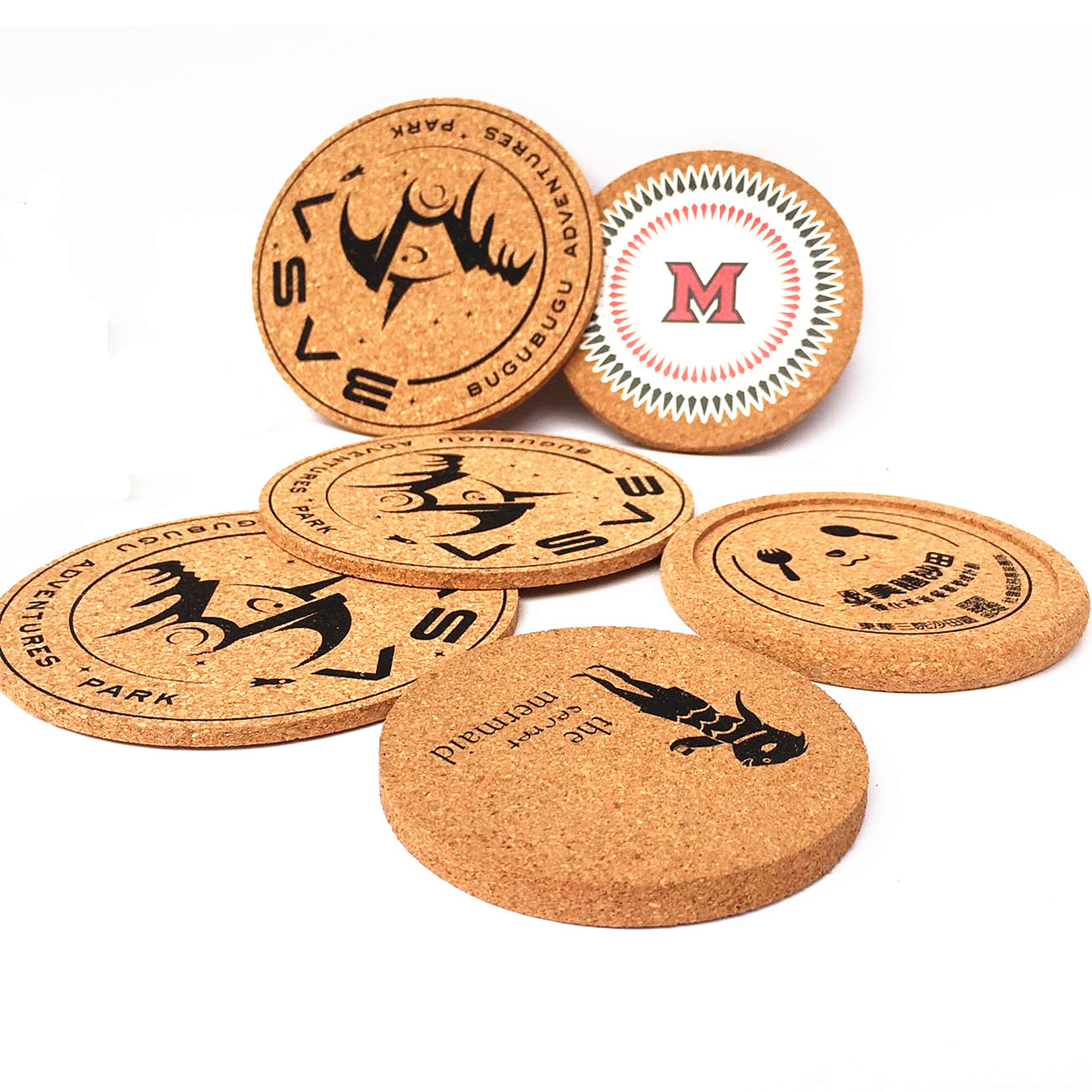 Personalized Cork Insulated Drink Coaster 3