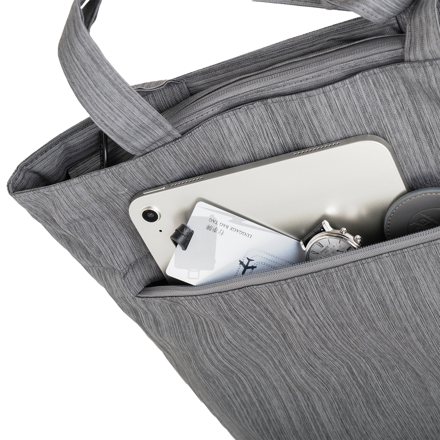 RejuVe® MOTO Recycled Heather Business Executive Commuter Tote Bag 2