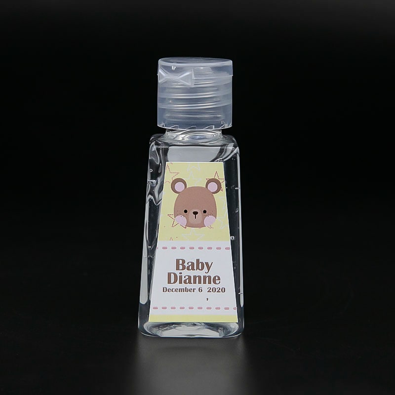 1oz Custom Hand Sanitizer Triangle Bottles 3