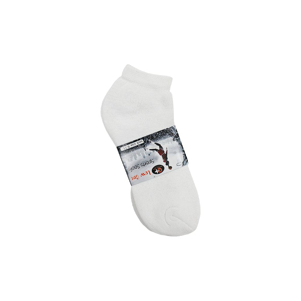 Adult Socks - White 9-11 2