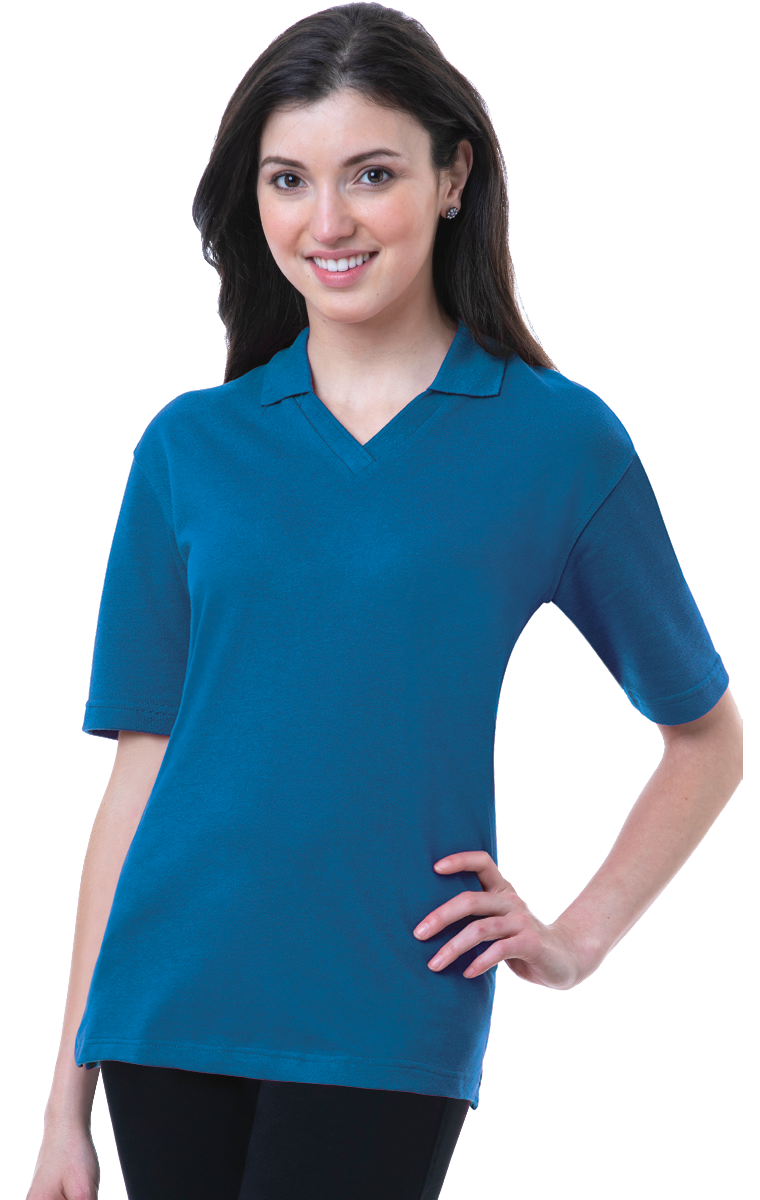 Ladies' Superblend V-Neck Polo 8