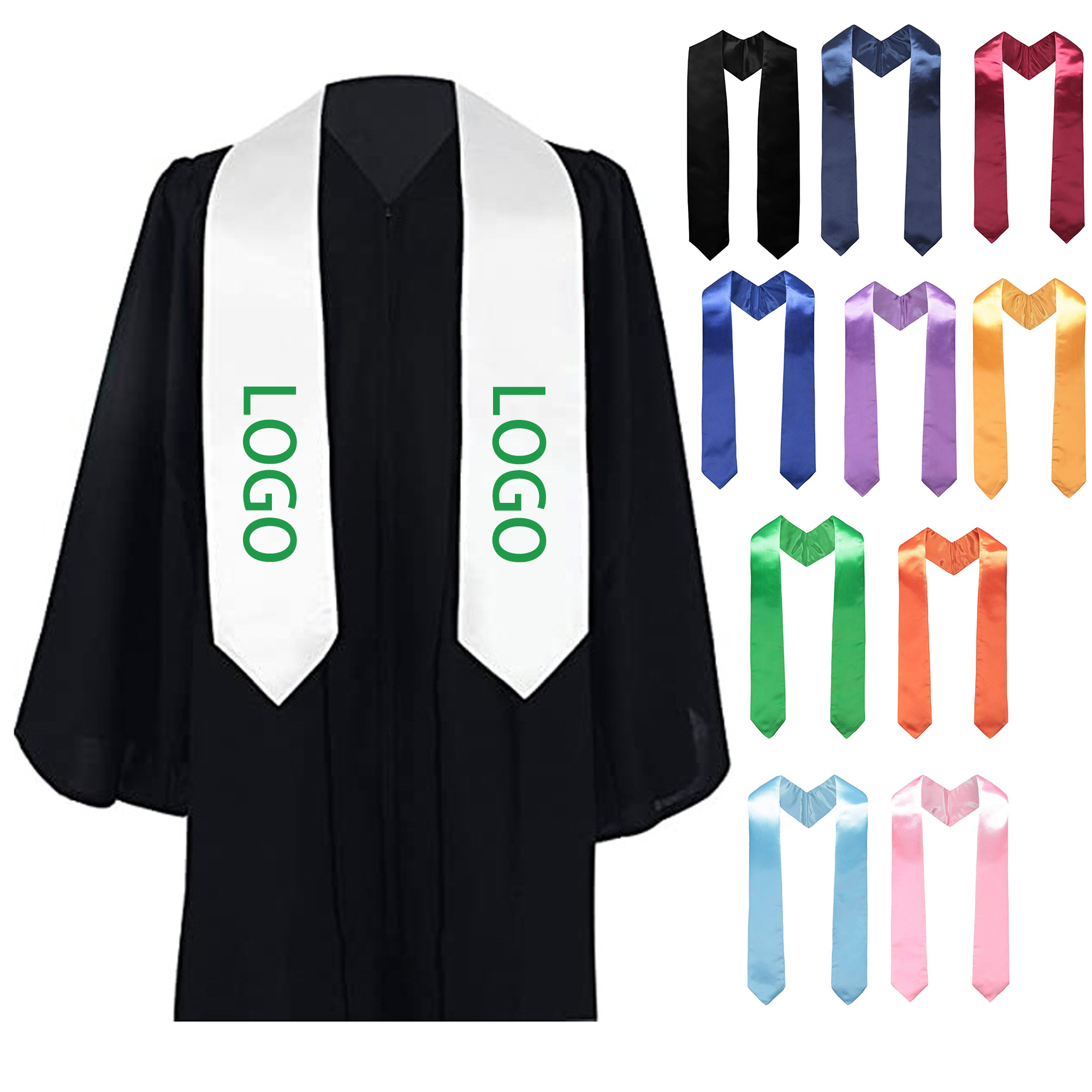 Adult Graduation Stoles MOQ 100pcs