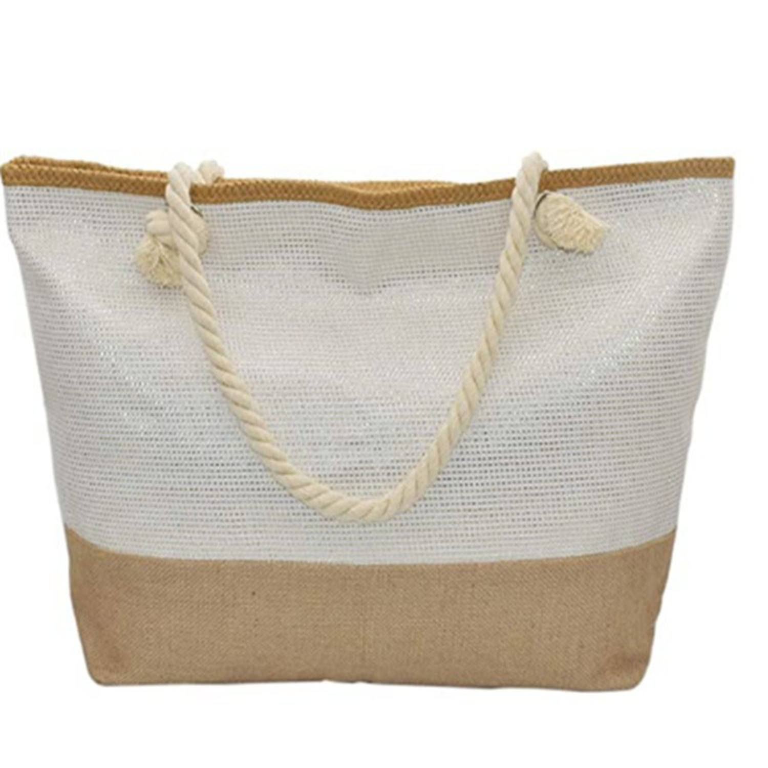 Large Beach Canvas Tote Bag for Women, custom tote bag with logo imprint 5