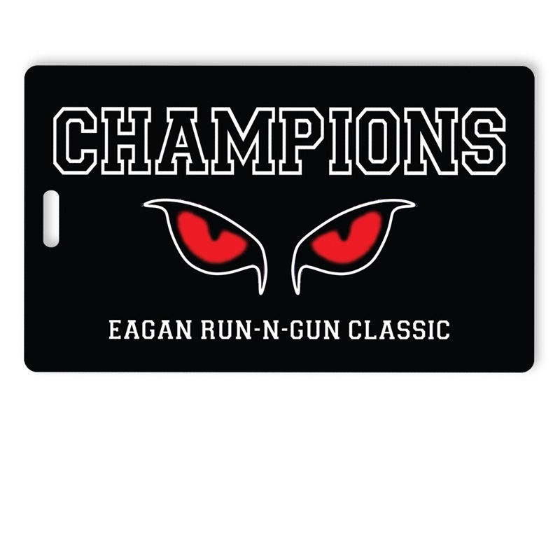 Luggage Tag Paneled Back For Writing, Large 3