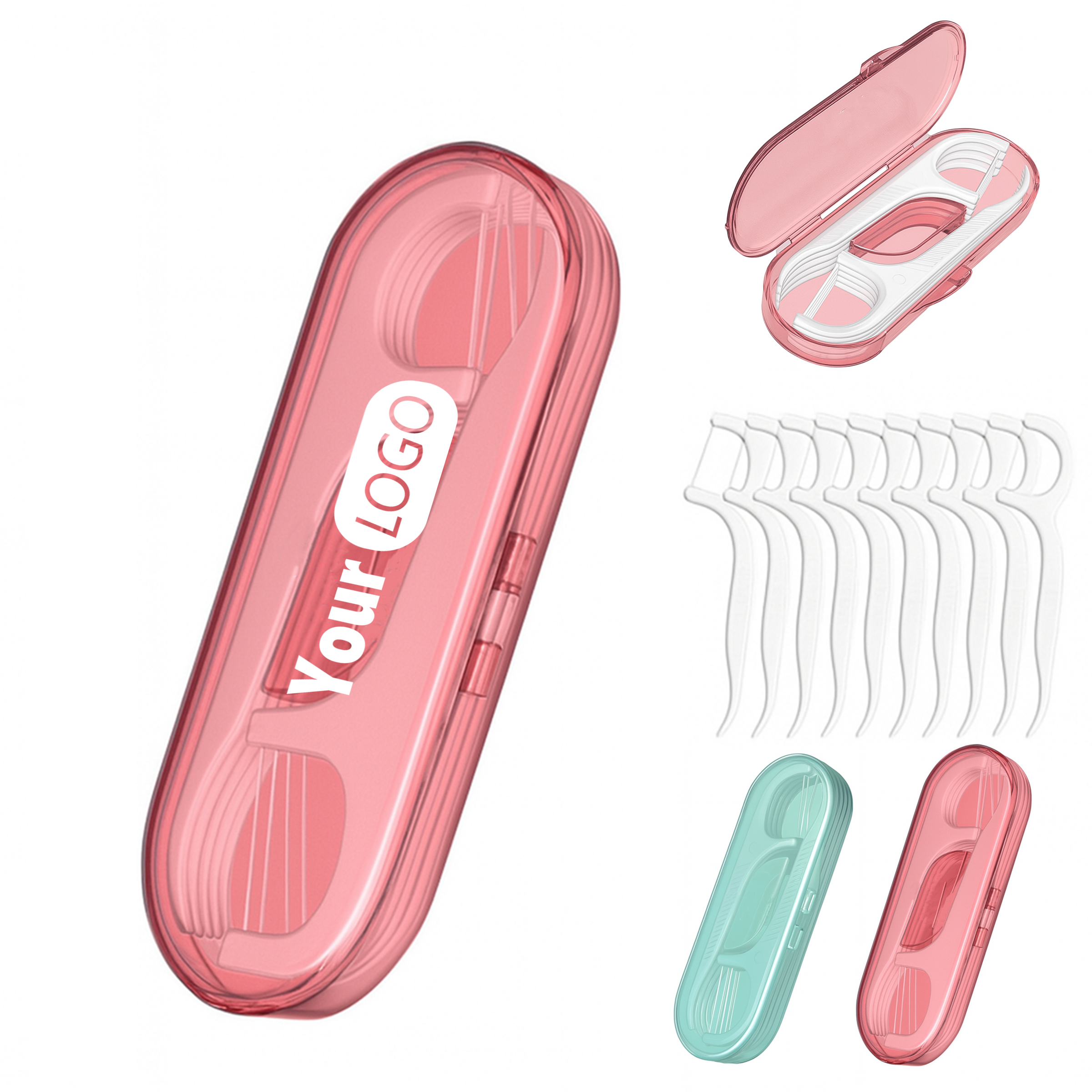 Portable Dental Floss Picks Set With Case 3