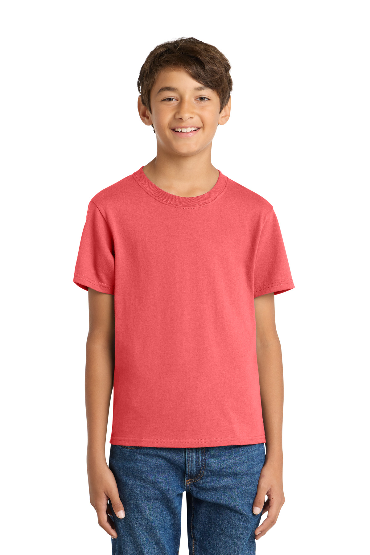 Port & Co Youth Core Cotton Tee. PC54Y 440