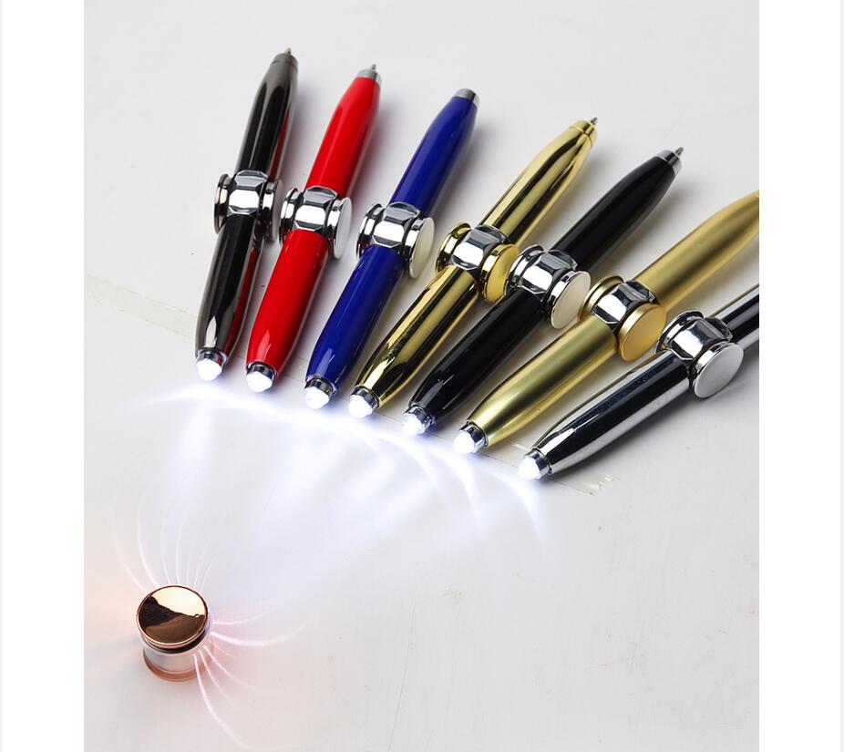 Pressure Reducing Pen Fingertip Gyroscope Rotary Lamp 2