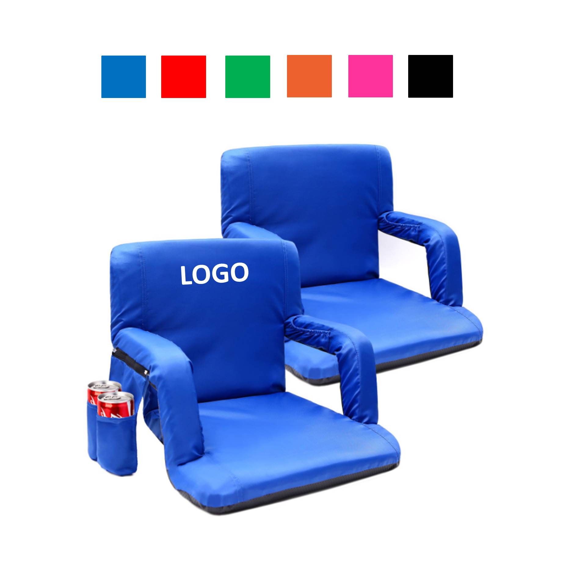 Back Support Five Positions Floor Chair 5