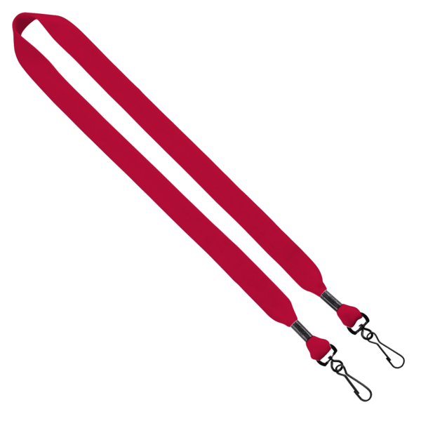 3/4" Cotton Double Swivel Hook Lanyard 18