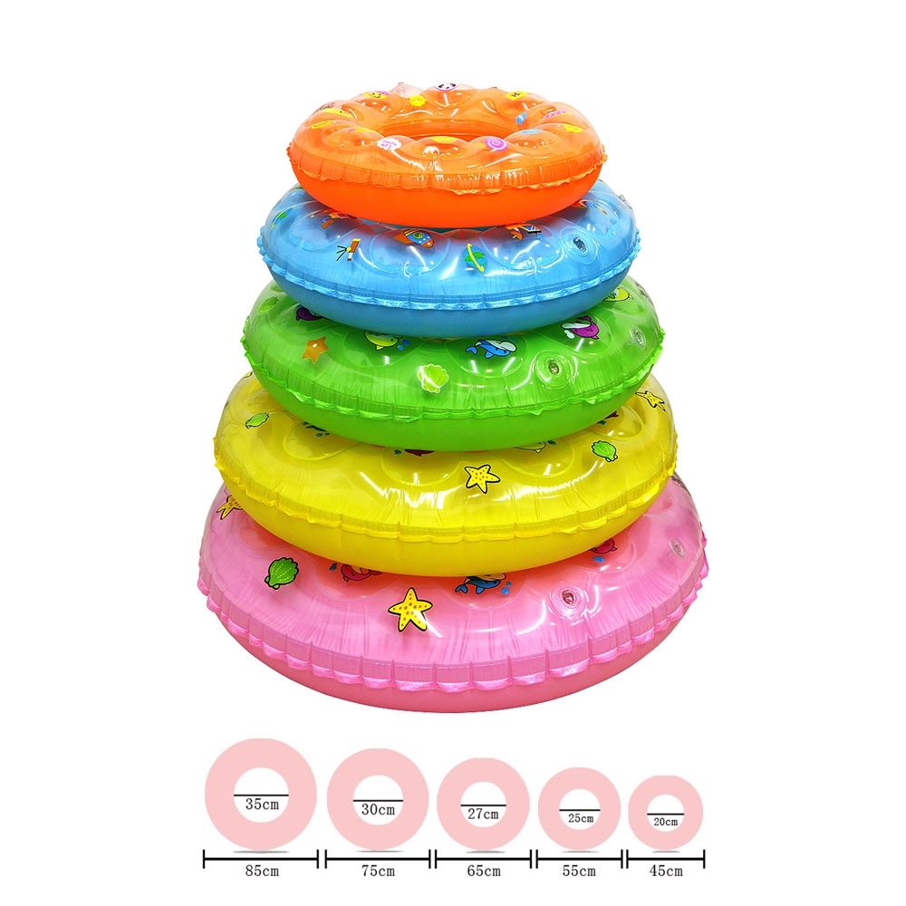 Thickened Inflatable Eco-PVC Pool floats/swim rings for kids 3