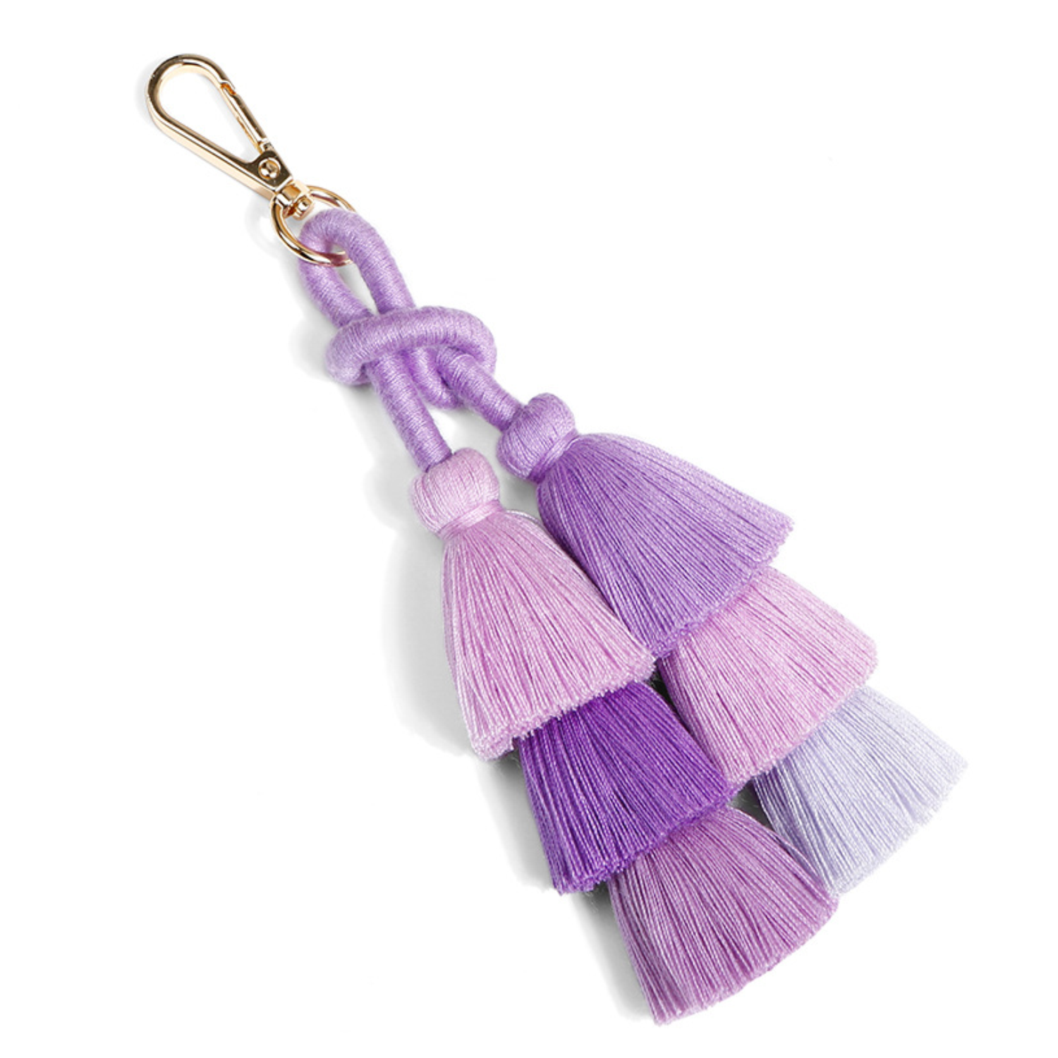 Handmade Cotton Tassel Bag Charm Pendant Keychain 2