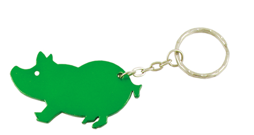 Mini Pig Key Chain- Bottle Opener Close Out 12