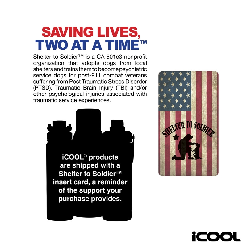iCOOL® Lewiston 20 oz. Double Wall Stainless Steel Tumbler 4