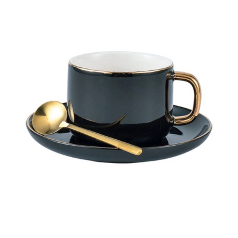 Custom 8.5 oz Macaron-colored coffee cups and saucers 7