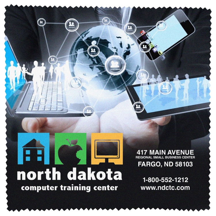 12" x 8" - "Paula"Full Color Import Air Ship Microfiber Cloth & Screen Cleaner