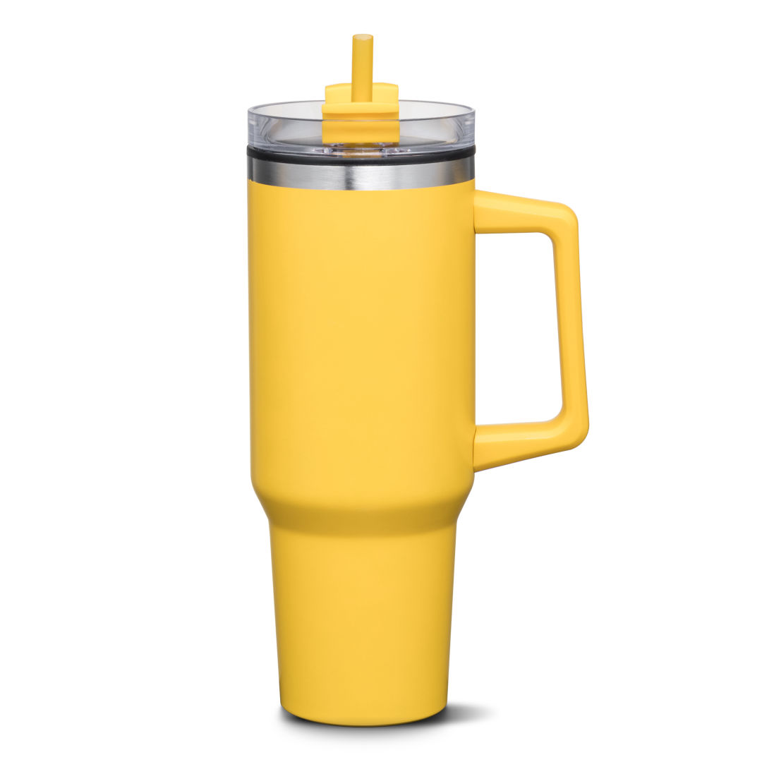 Benidorm Handle Travel Mug w/Straw - 40oz 27
