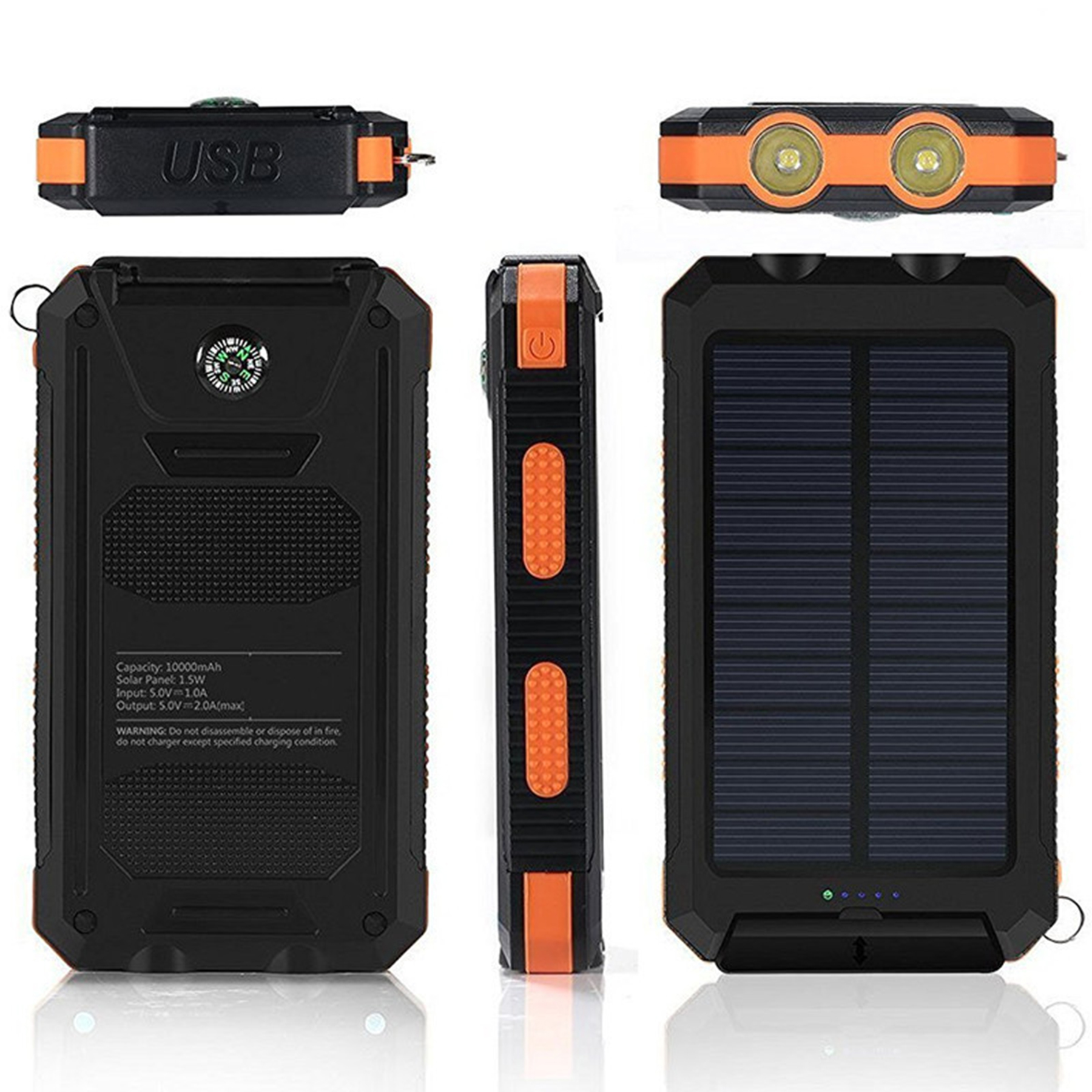 Solar Charger Power Bank 5