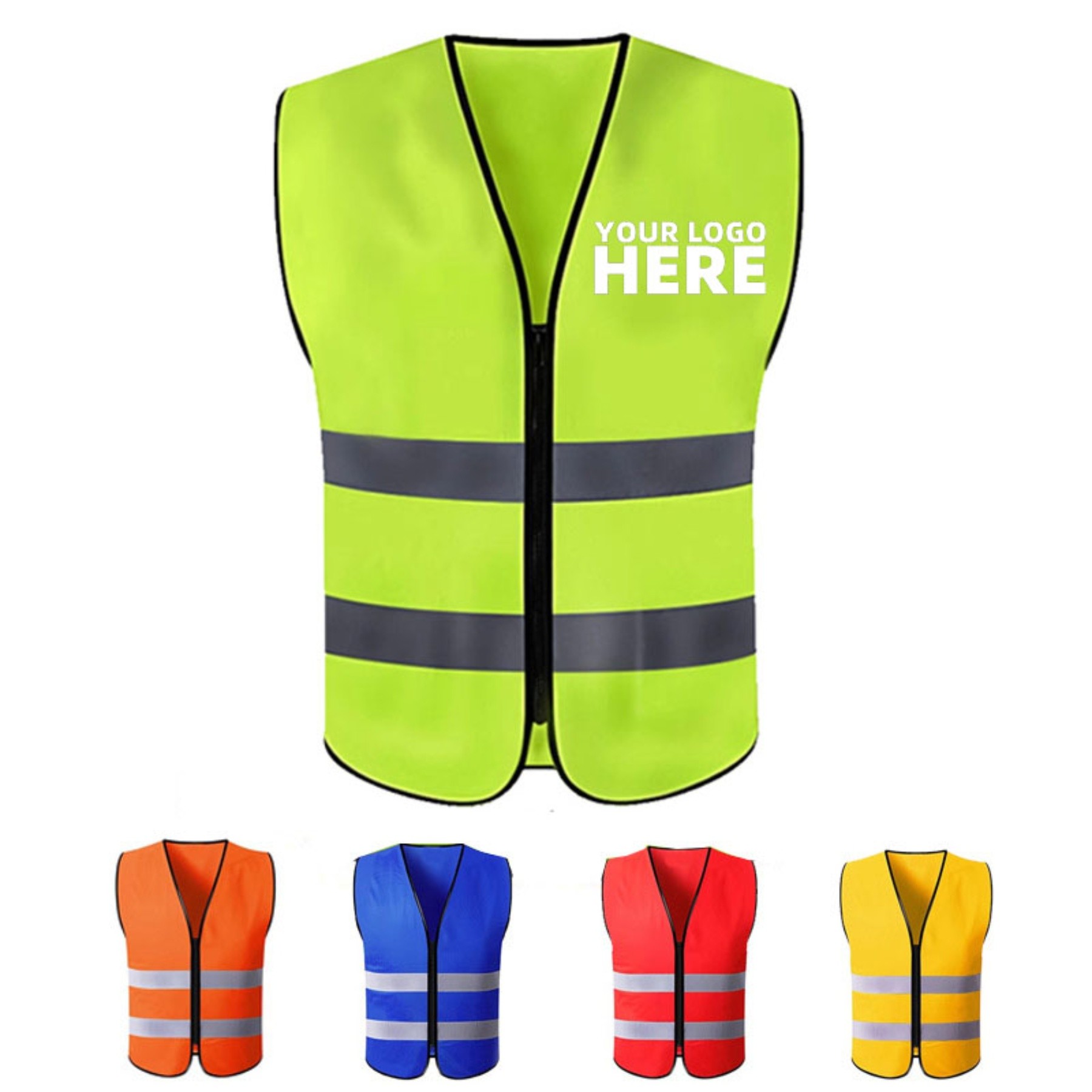 Zipper Safety Vest