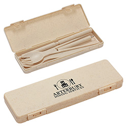 6-in-1 Portable Wheatstraw Tableware Set 9