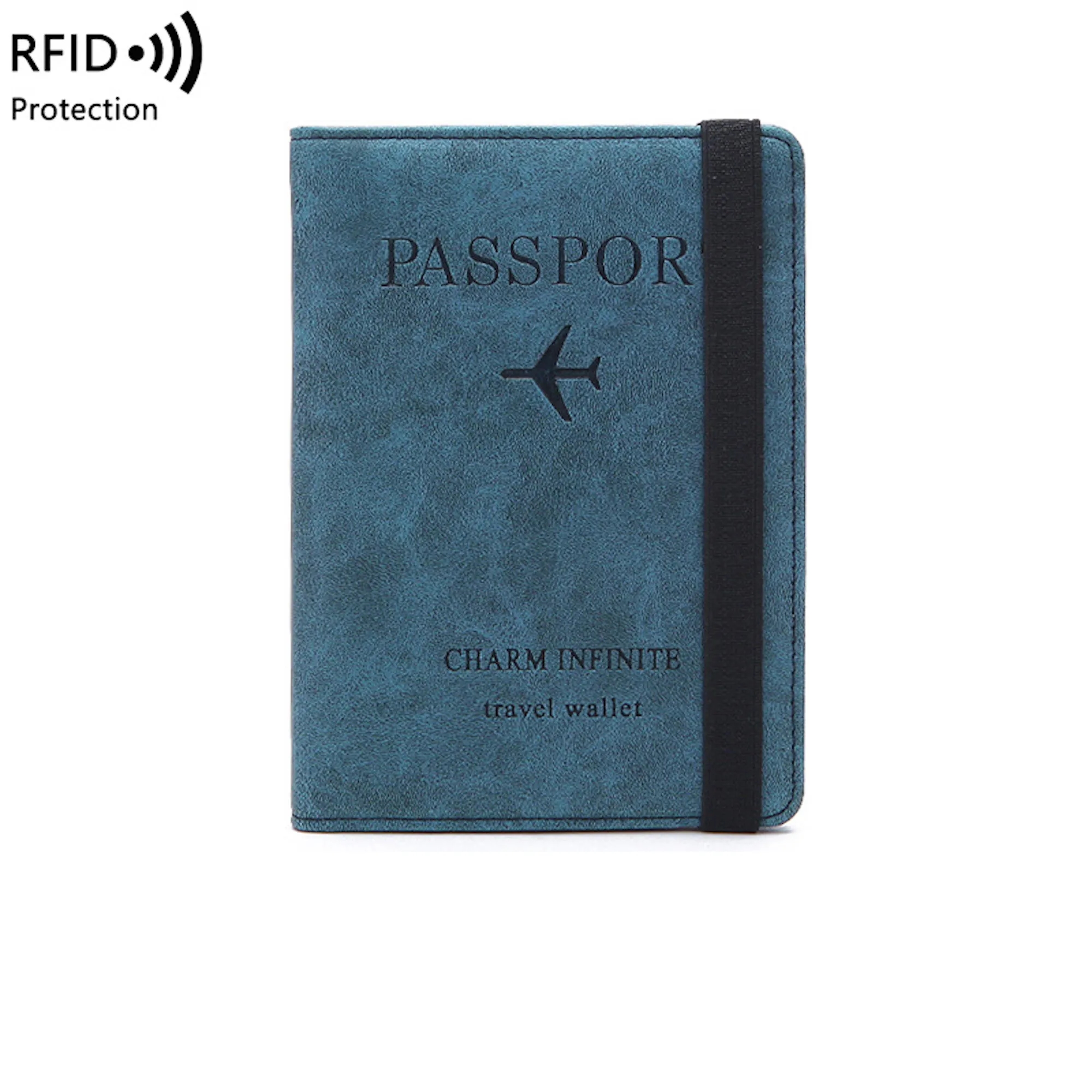 RFID Blocking Travel Passport Holder Cover Slim Id Card Case 8