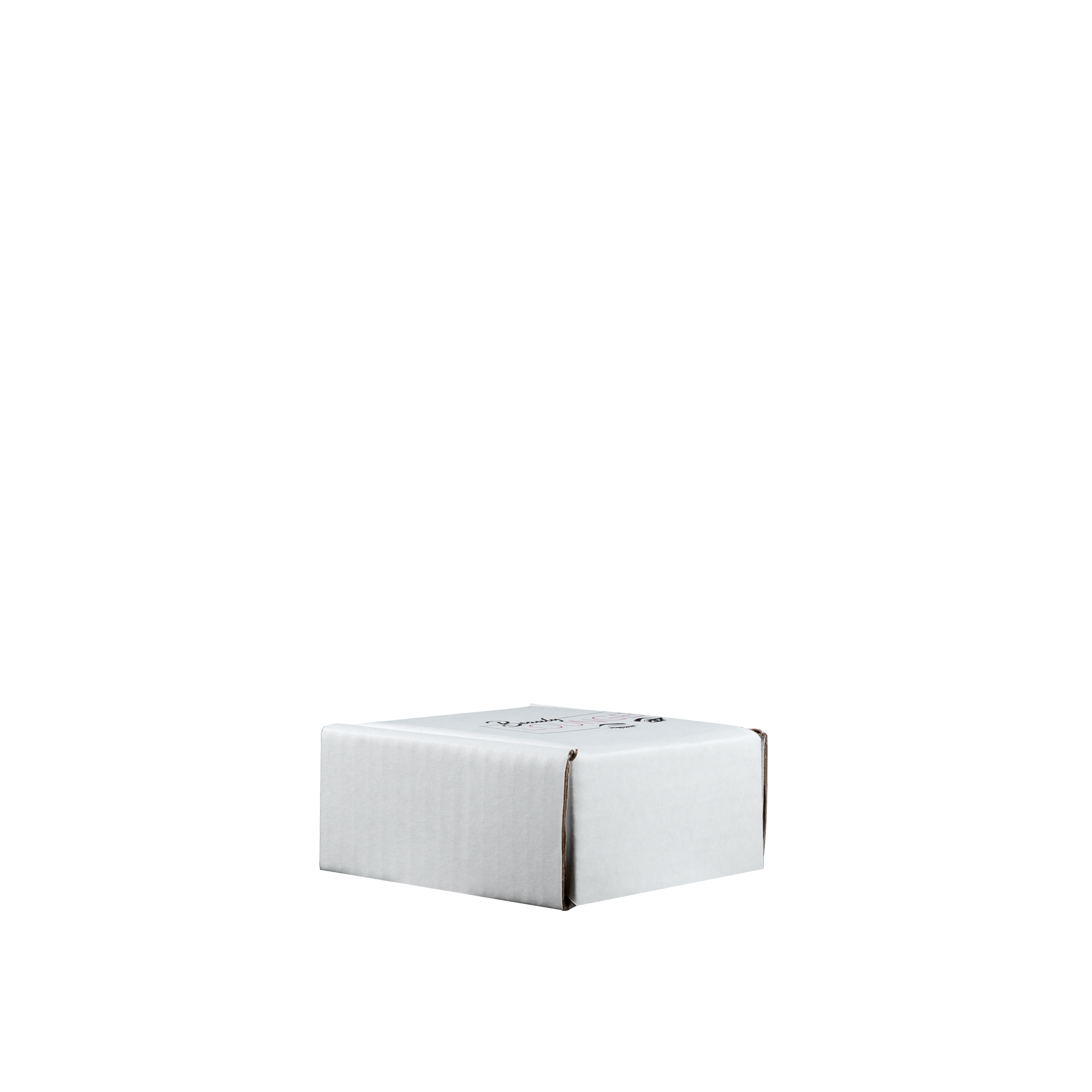 Mailing Box, B-Flute4" x 4" x 2" - White - A - 032 sq in 1