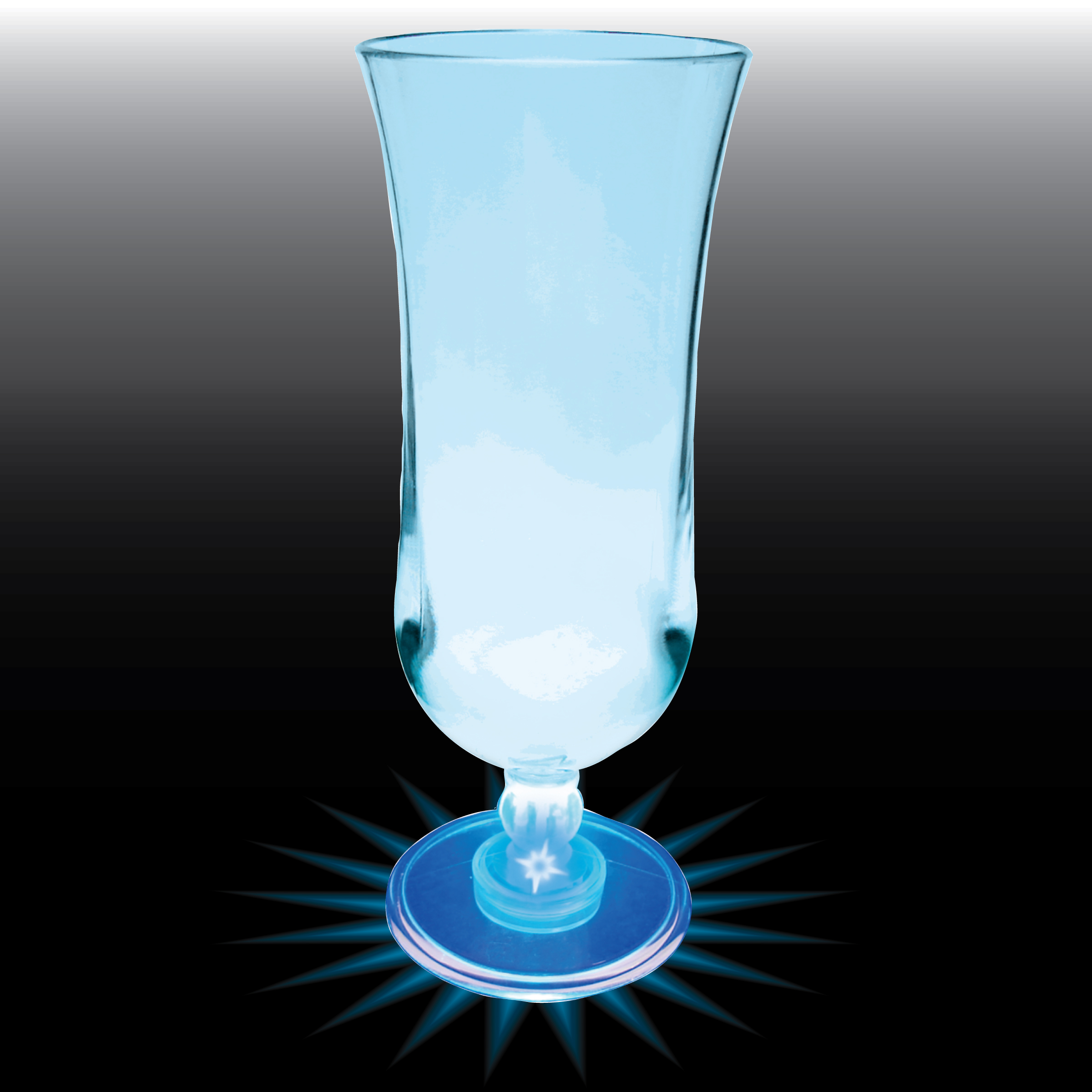 15oz Light Up Plastic Hurricane Glass 7