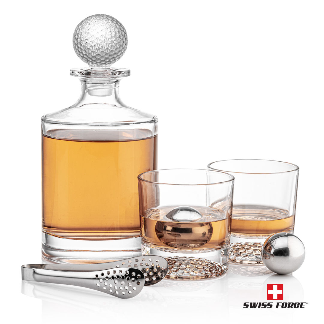 Fairway Decanter Set & Ice Balls 4