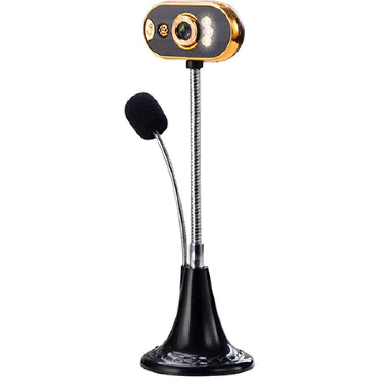USB Webcam with Microphone & LED Light on Flexible Gooseneck for Streaming & Video Calls 8