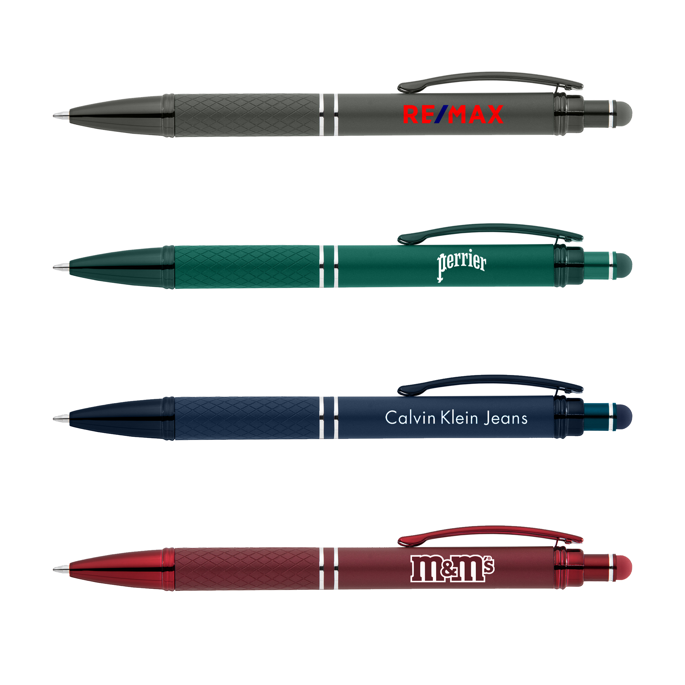 Stylus-446 Soft Touch Metallic Ballpoint Pen 6