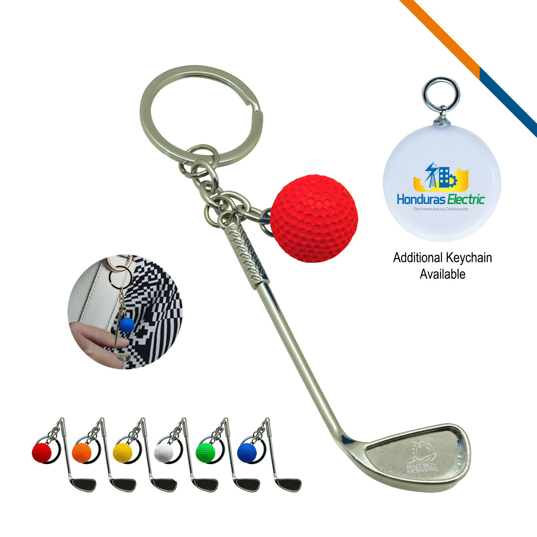 Torrie Golf Clubs Keychain 4