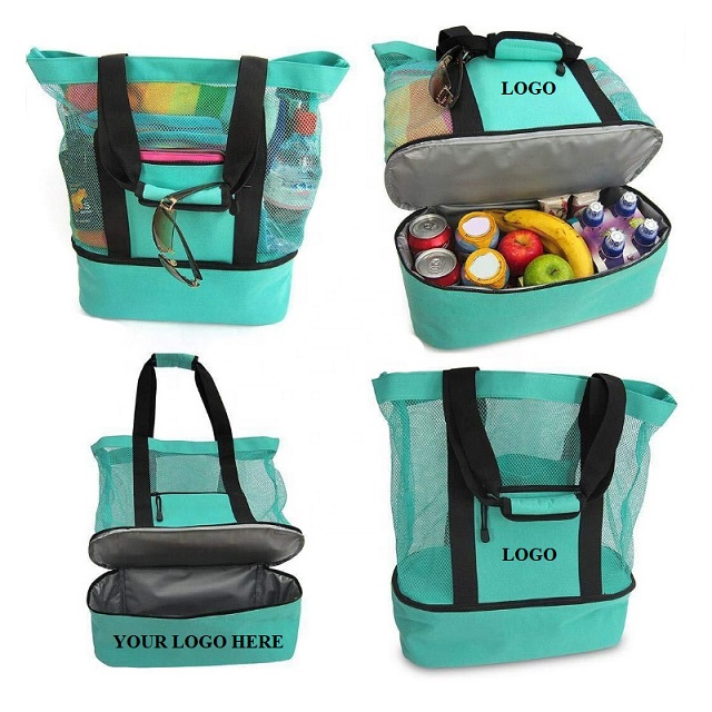 Mesh Travel Bag with Insulated Cooler 3