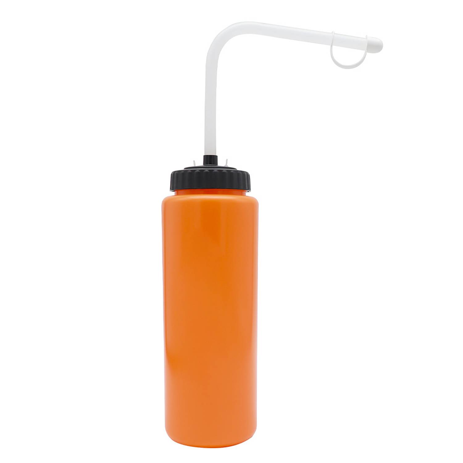 34oz PE Squeeze Sport Water Bottle w/Long Straw 6